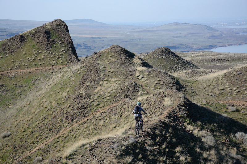 Knife Edge Mountain Biking Trail Wallula, Washington