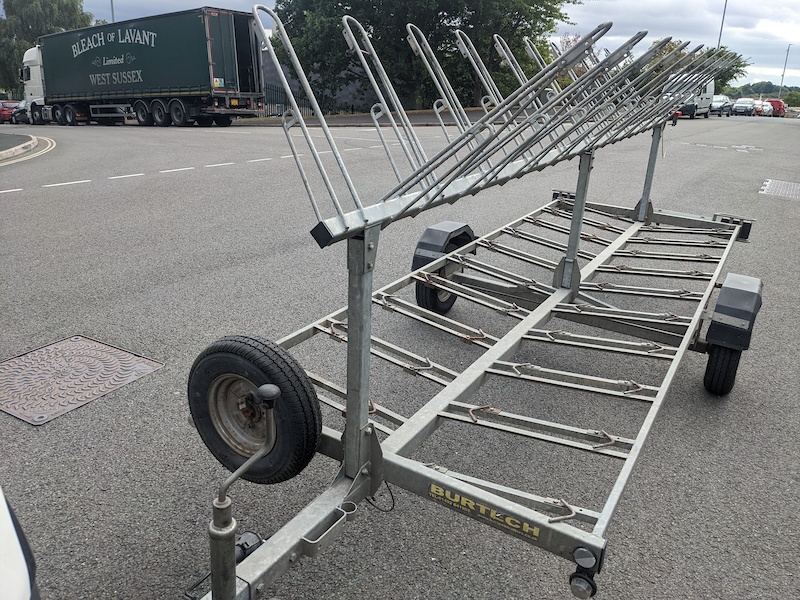 2012 Burtech 20 Bike Trailer For Sale 2012 Burtech 20 Bike Trailer For Sale