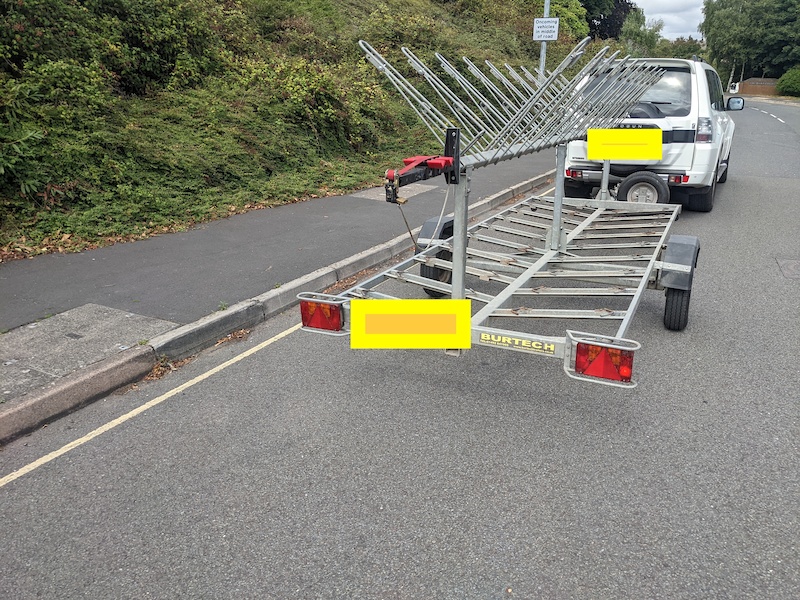 2012 Burtech 20 Bike Trailer For Sale