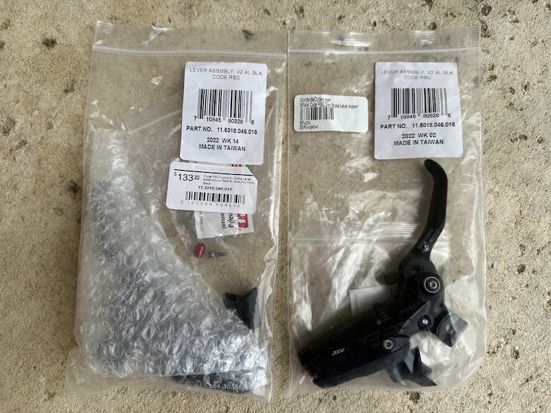 2022 Brand New SRAM Code RSC Brake Levers For Sale