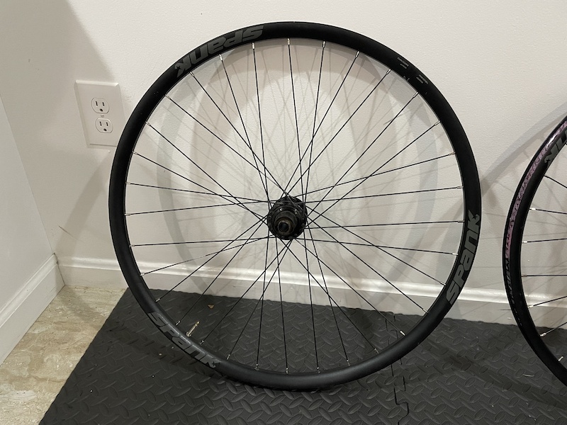 2021 Spank 33 rims laced to Formula hubs, HG driver For Sale