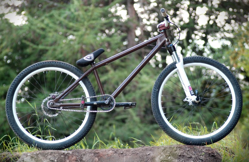 Static Evil Twin, lowered Rock Shox Argyle 318.