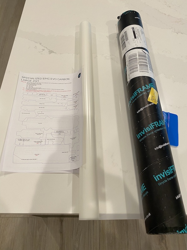 2023 InvisaFrame Epic Evo Carbon Gloss Large Free Shipping For Sale