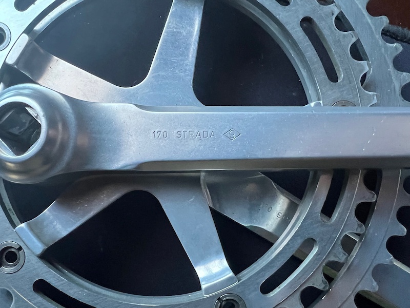Manivelle Campagnolo Gran Sport 170mm - Aluminium Argenté, Course Vintage