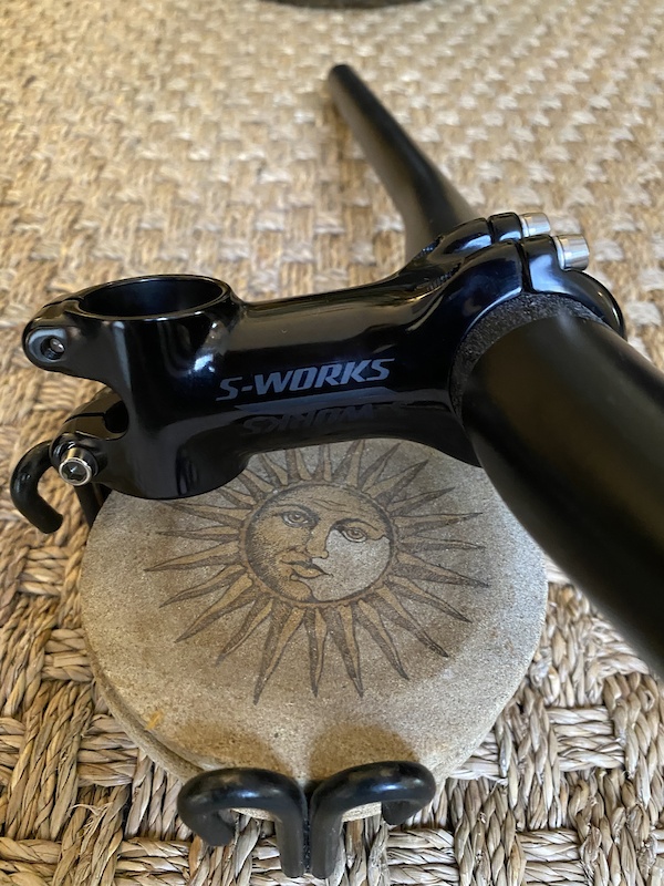 2019 sworks mtb carbon handlebars and stem for sale