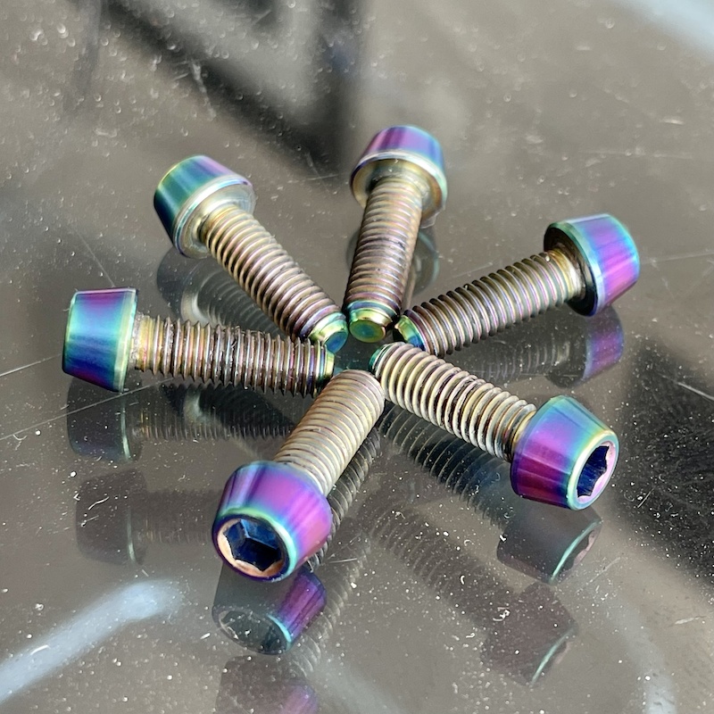 Titanium Ti Alloy Handlebar Stem Bolts For Sale