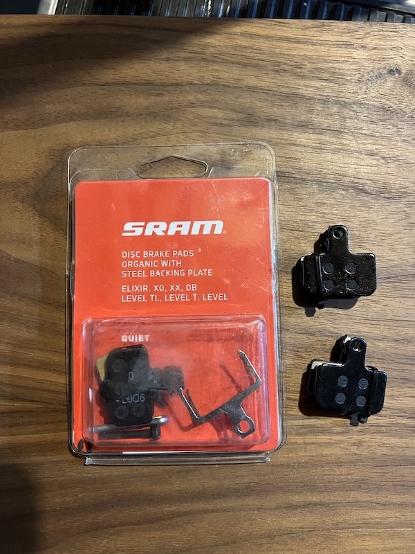 sram organic brake pads