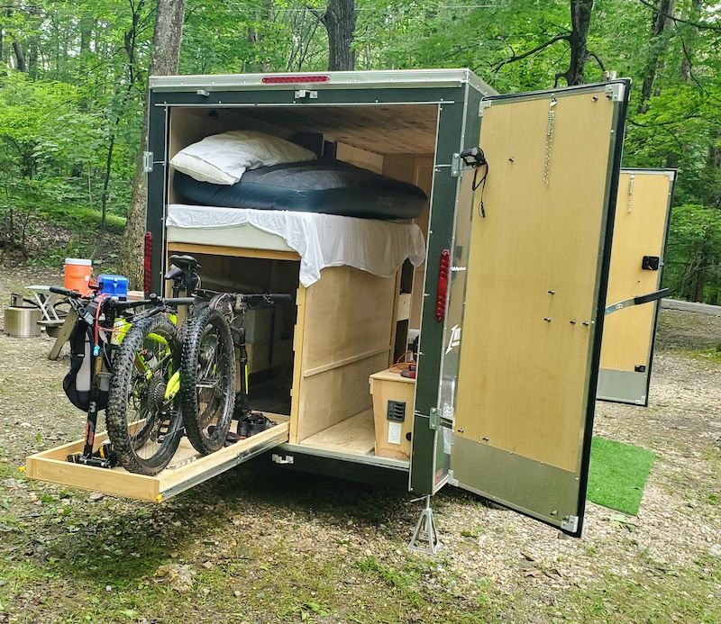 2021 Tiny Mountain Bike Camper 6x12 FT Carries my Hightower For Sale