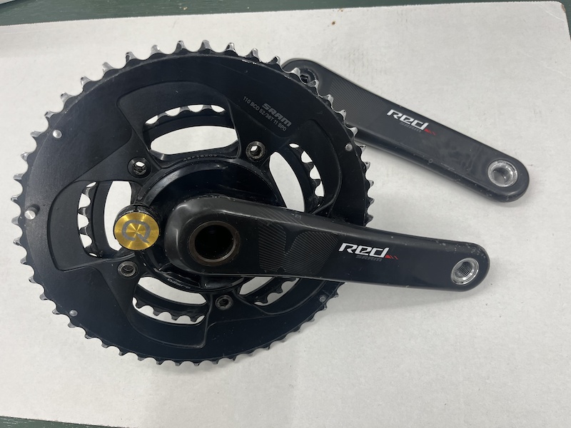 Plateau SRAM Red 11v Avec Quarq DZero – 170mm – 50/34 – Compteur Puissance – Occasion