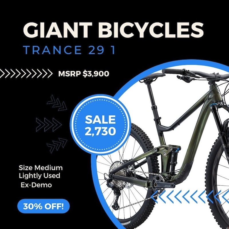 giant trance 29er for sale