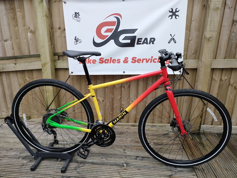 marin muirwoods hybrid bike