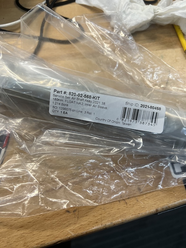 2021 Fox 38 180mm air shaft assembly For Sale