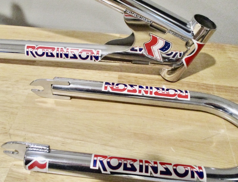 nos robinson gusset looptail gusset bmx frame fork For Sale