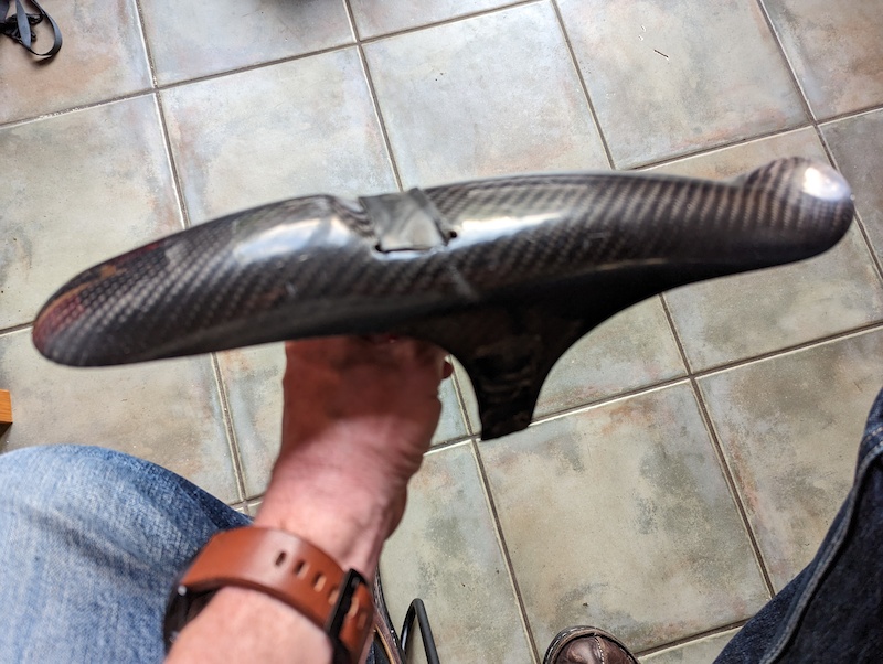 Carbon Fibre Front Fender Cg Mudguard For Sale