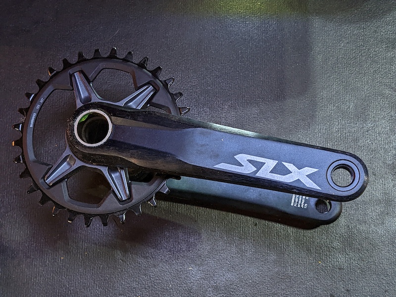 2021 Shimano SLX crankset, 55mm chain line 175mm arms For Sale