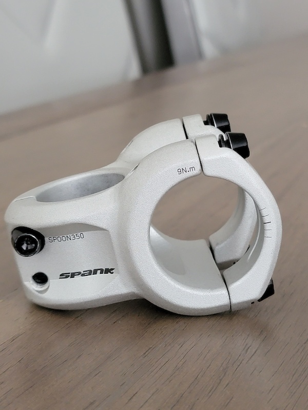 Potence VTT Spank Spoon 350 - 35mm, Longueur 45mm, Hausse 0°, Or | Pour Enduro, Freeride, DH, Bike Park