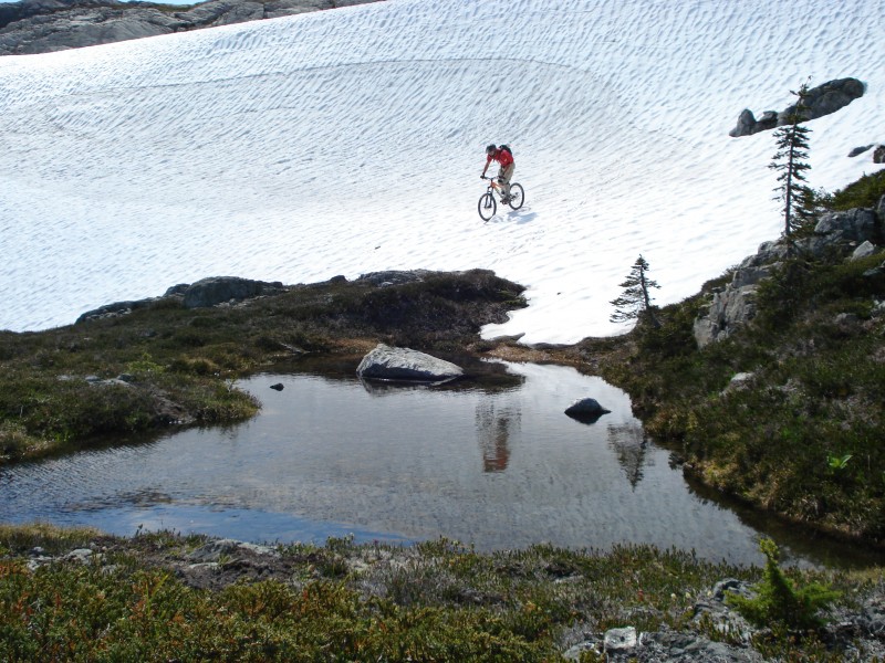snow, rock, water, bikes.... an odd mix, but I like it.