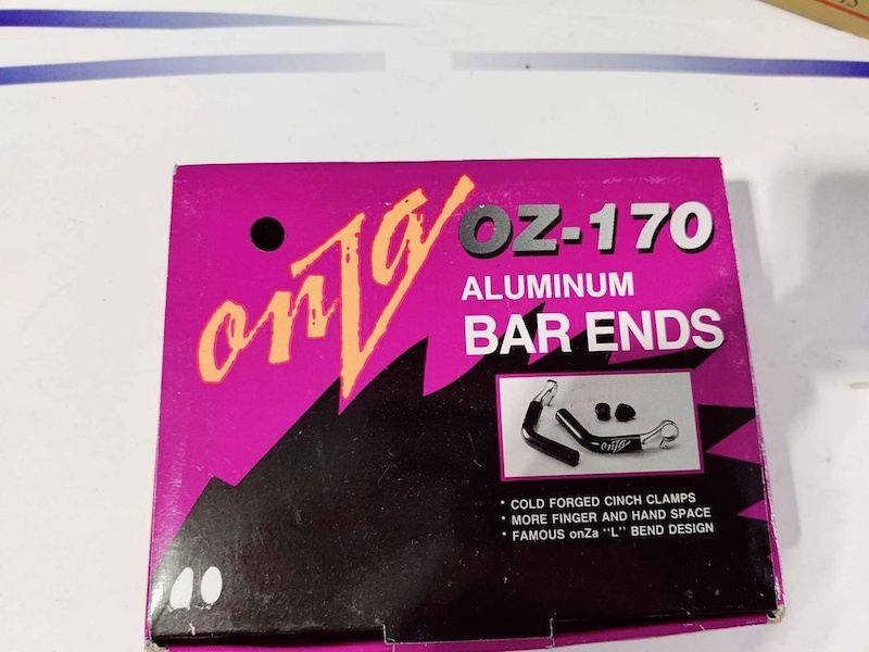 NEW ONZA ALUMINUM BAR ENDS 0Z170 NOS For Sale