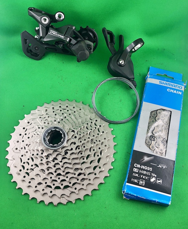 2022 Shimano Deore Groupset 10 Speed 1142t HG Freehub For Sale