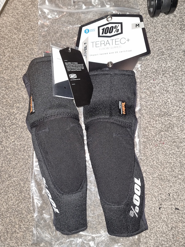 Ginocchiere 100% Teratec Plus Per MTB BMX - Protezioni Stinco E Ginocchio, Unisex, Nuove