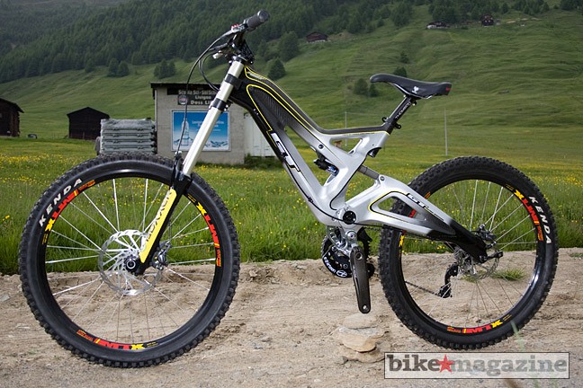 The single biggest news from the GT Bicycles 2009 product release, currently underway in Livigno, Italy, is the new Fury downhill bike. Kept under wraps until its unveiling yesterday, the new all-carbon fiber monocoque-framed machine will replace the DHi model currently being sold by GT.