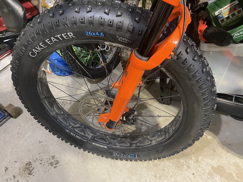 2021 Terrene Cake Eater Studded Fat Bike Tire 26x4.6 For Sale