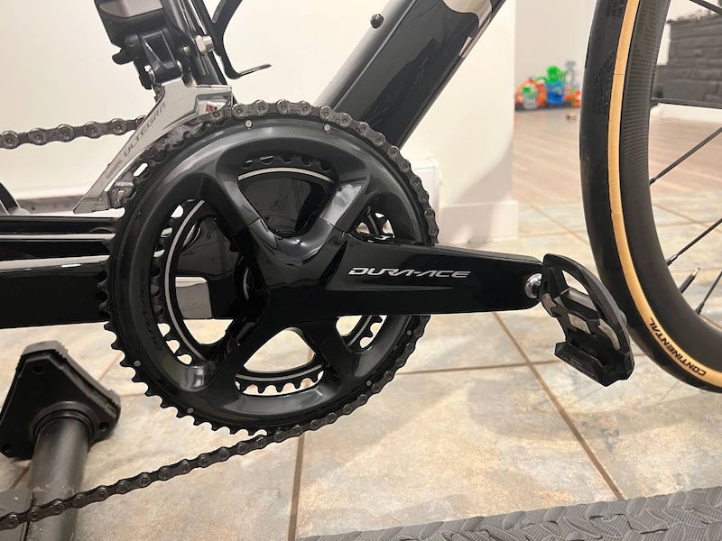 2022 Shimano Dura Ace Power Meter Crankset 53/39 175mm For Sale
