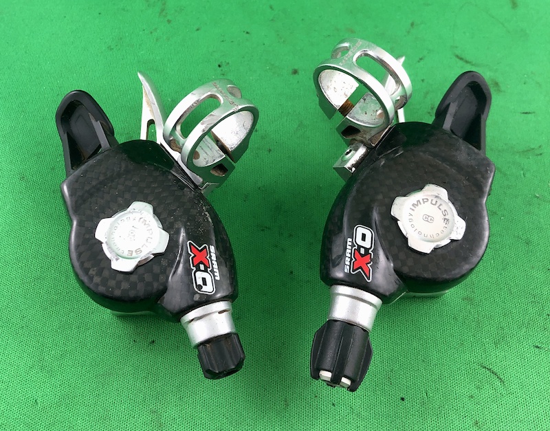 SRAM X.0 Trigger Shifter Set 3 x 9 Speed bar Mount For Sale