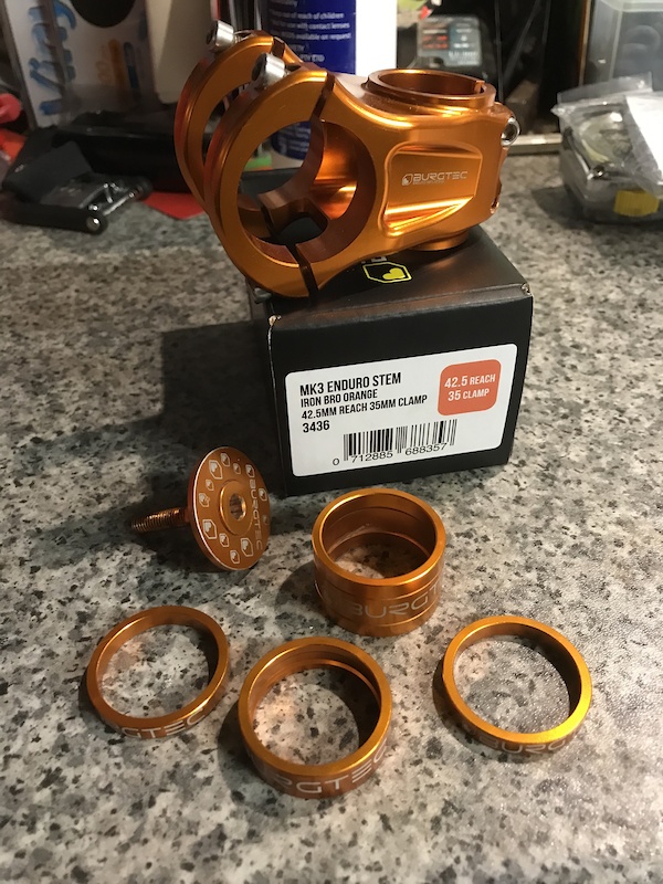 2021 Bergtec Stem, Top Cap, Bolt & Spacers For Sale