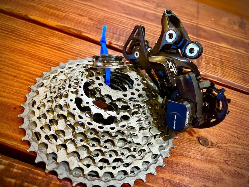 2021 XT rear derailleur and cassette 1142 For Sale