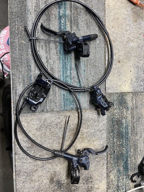 2020 Shimano SLX 4 piston brake set For Sale