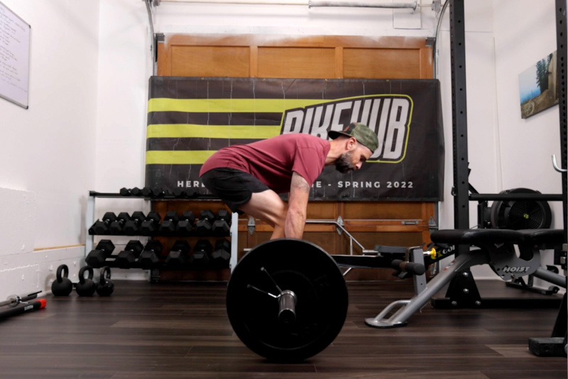 The best cue I learned to start treating the deadlift as more of a pus