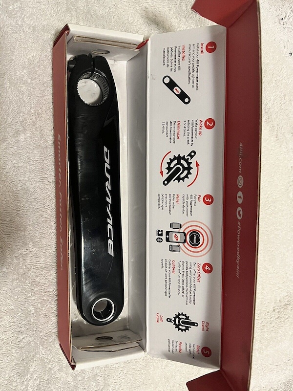 2022 4iiii PRECISION Dura Ace R9100 Power Meter 170mm For Sale