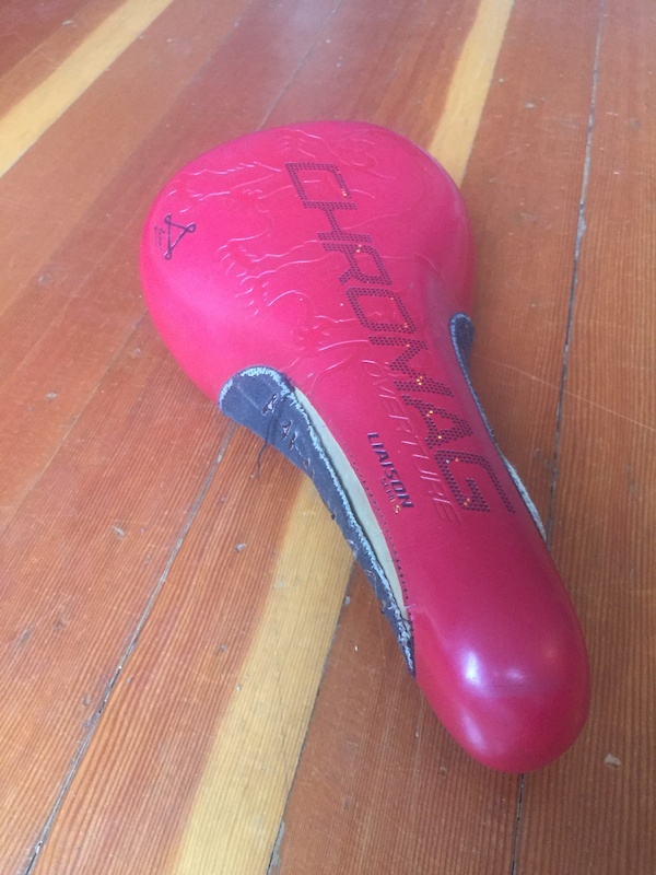 Chromag Overture Semenuk Signature red saddle (628) For Sale