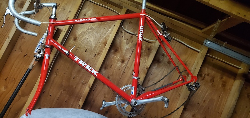 1991, 58cm Trek 2000 aluminum & fork For Sale