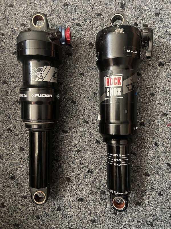 2020 X Fusion & Rockshox Deluxe Rear Shocks For Sale