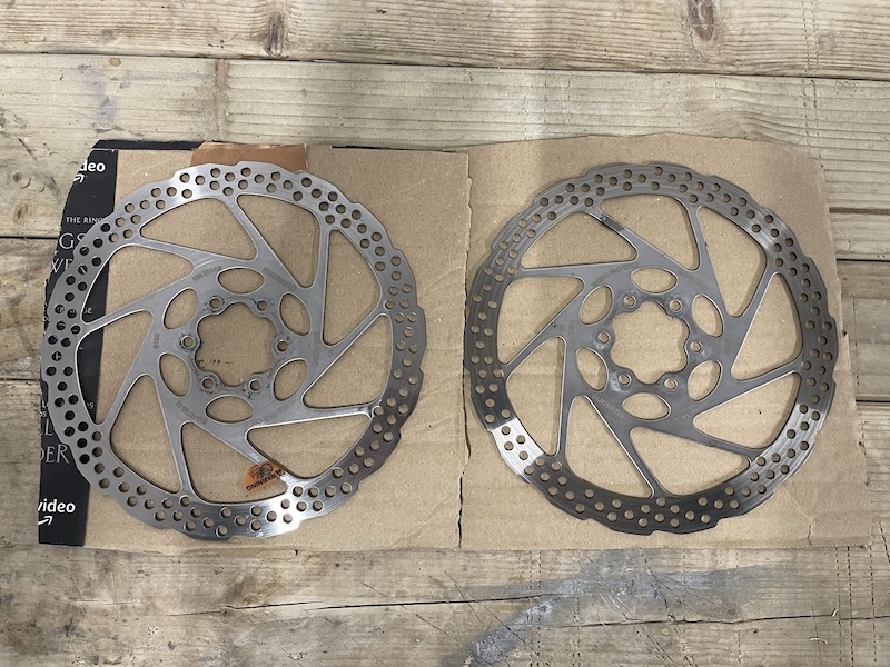 Shimano Rotors Pair Disc Brake x2 180mm SMRT56 For Sale