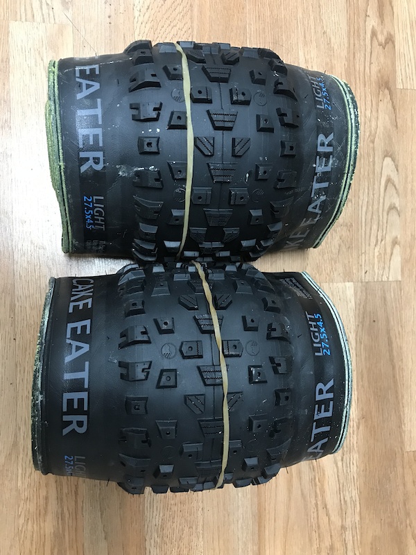 Terrene Cake Eater 27.5 x 4.5 Tubeless Light Tires For Sale
