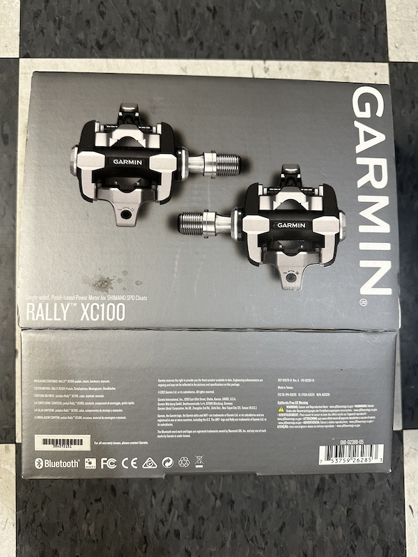 2021 Garmin Rally XC100 PowerMeter Pedals For Sale