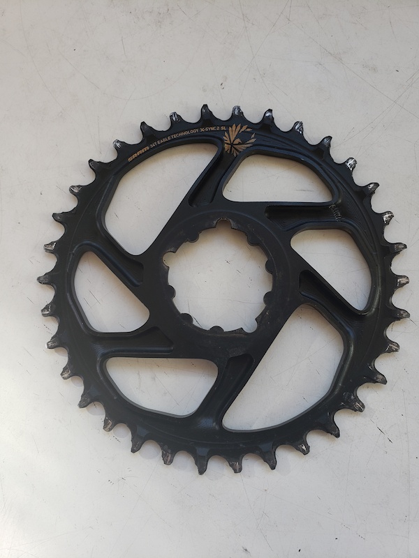 Corona SRAM Bosch Direct Mount 34t X-Sync2 Eagle 11/12 Velocità, Alluminio Nero Per MTB E-Bike