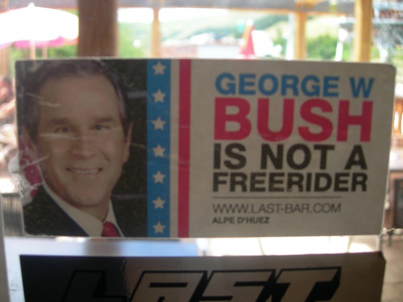 george bush is not a freerider