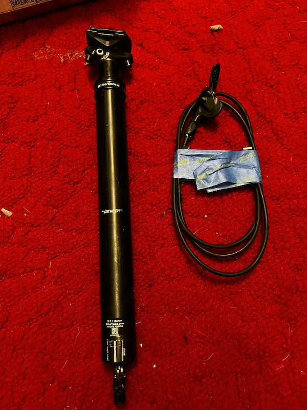 2021 Bike Yoke 30.9 Dropper 185mm Lever included For Sale