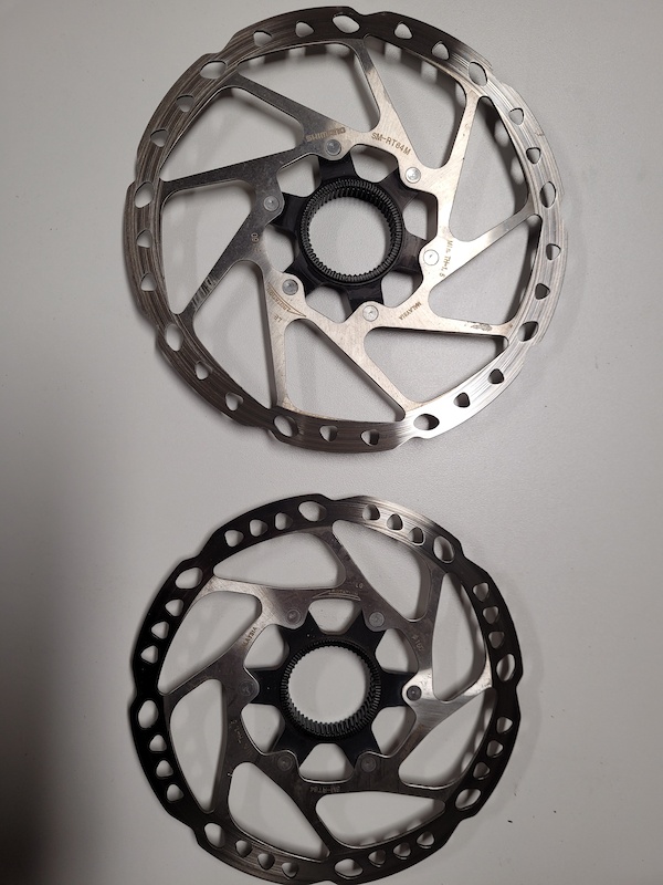Shimano Centerlock Rotors 180mm and 160mm For Sale