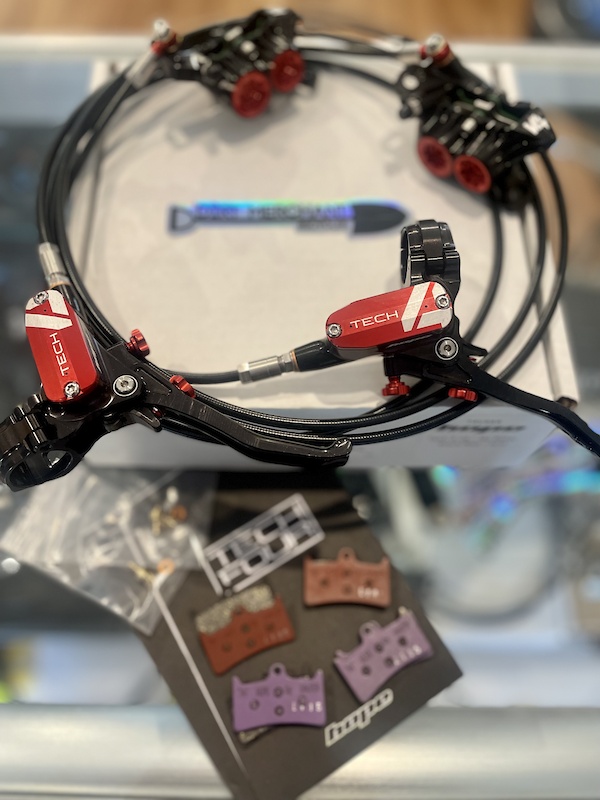 Pastiglie Freno A Disco Hope V4 Rosse – Composte Resin, Per Tutte Le Stagioni, Per Mountain Bike!
