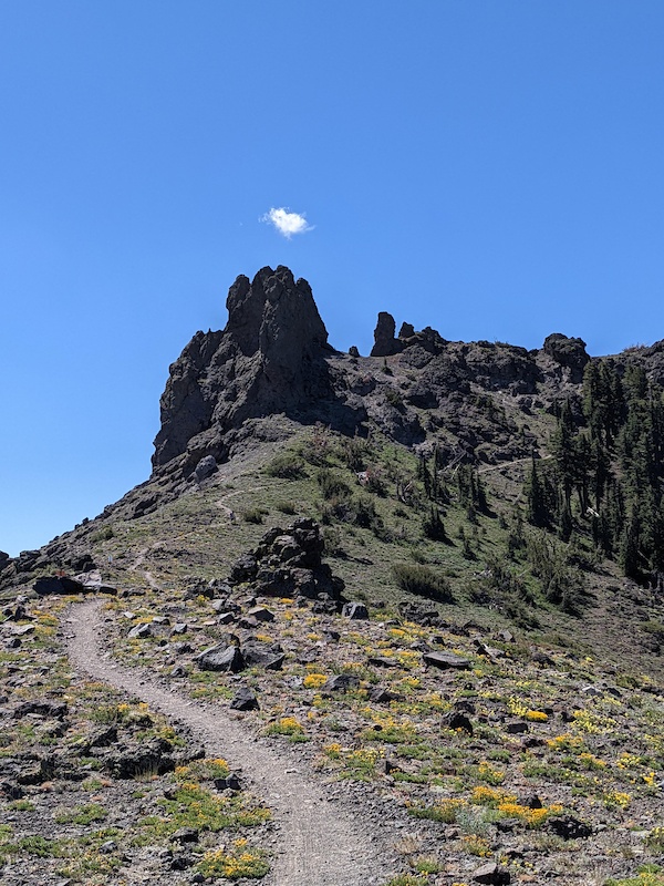 Thunder Point Loop at Thunder Mountain Loop (Sentinels) in Kirkwood, California, United ...