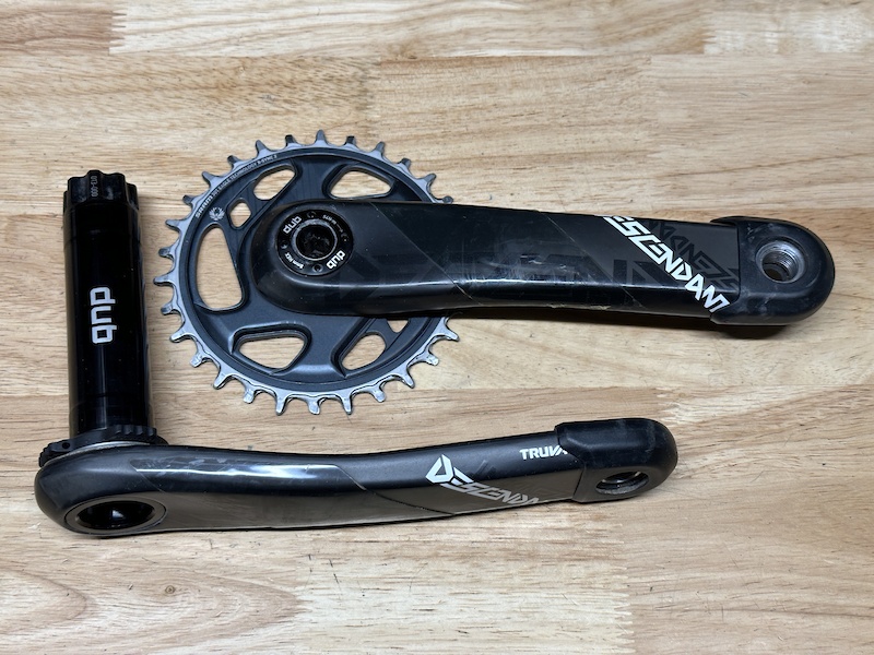 2022 SRAM Truvative Descendant DUB Carbon cranks 175mm 30t For Sale