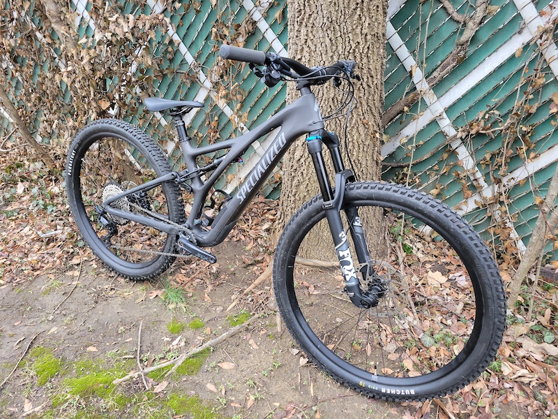 Specialized Stumpjumper Comp Carbone Taille S3 2022 – VTT Homme, Bie Bianco, Suspensions Intégrales
