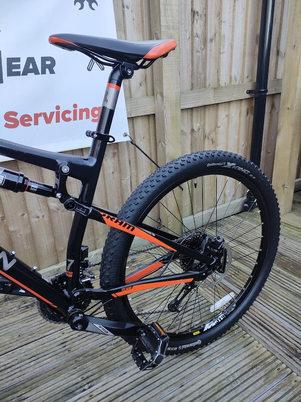 Boardman full suspension discount black and orange