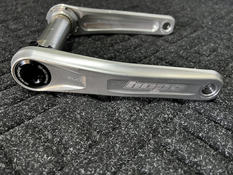Pédalier Hope Evo Argent Pour Fat Bike - 170 Mm, 32 Dents, Axe 197 Mm