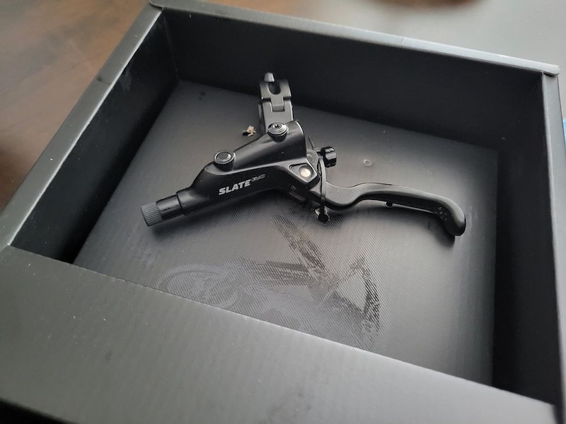 SLATE EVO MTB-rem, linker hendel, 1900 mm slang, zwart